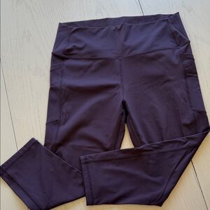 ZYIA Women's Deep Purple Light N Tight Leggings